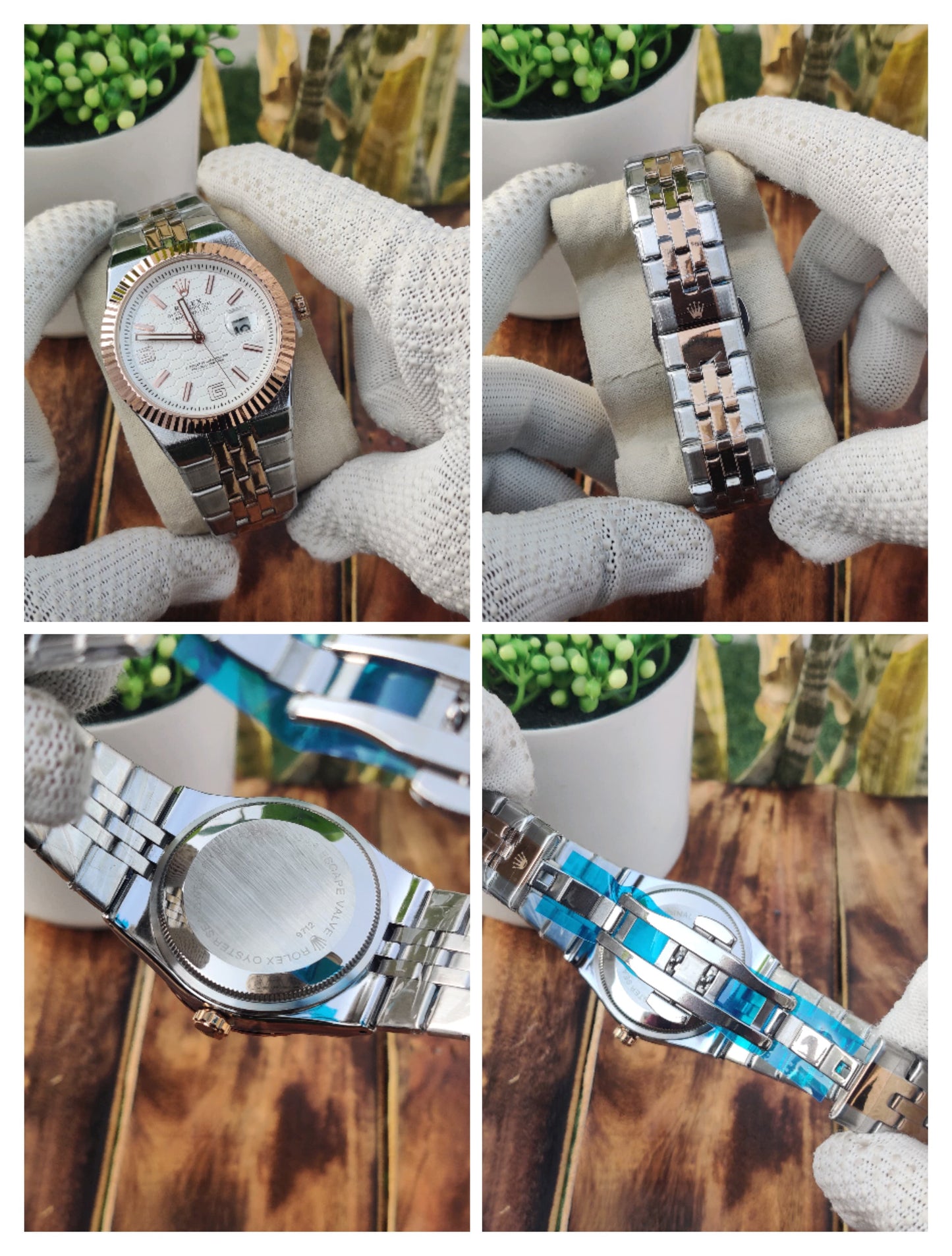 Role X Land Dweller Two Tone White Dial AT418